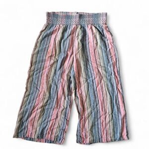 Indigo Rein Colorful Pastel Beachy wide leg pants